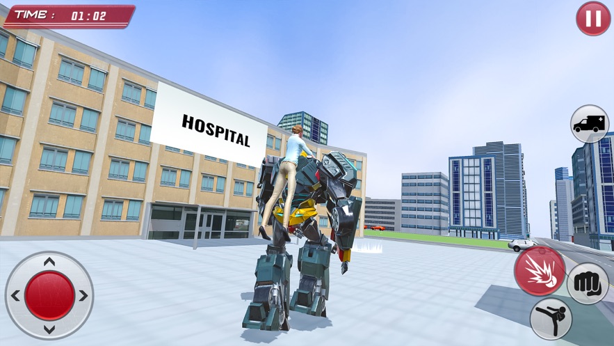 救护车紧急机器人3D图5