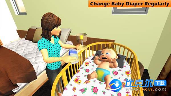 虚拟妈妈婴儿护理游戏图1