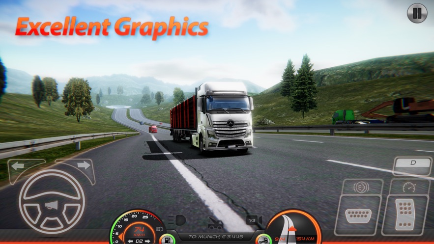 欧洲卡车模拟2黑海之路手机版图1