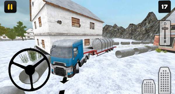 冬天农场卡车3D图1