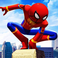 Flying Spider Stickman Hero
