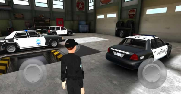 警车警察汽车模拟图3