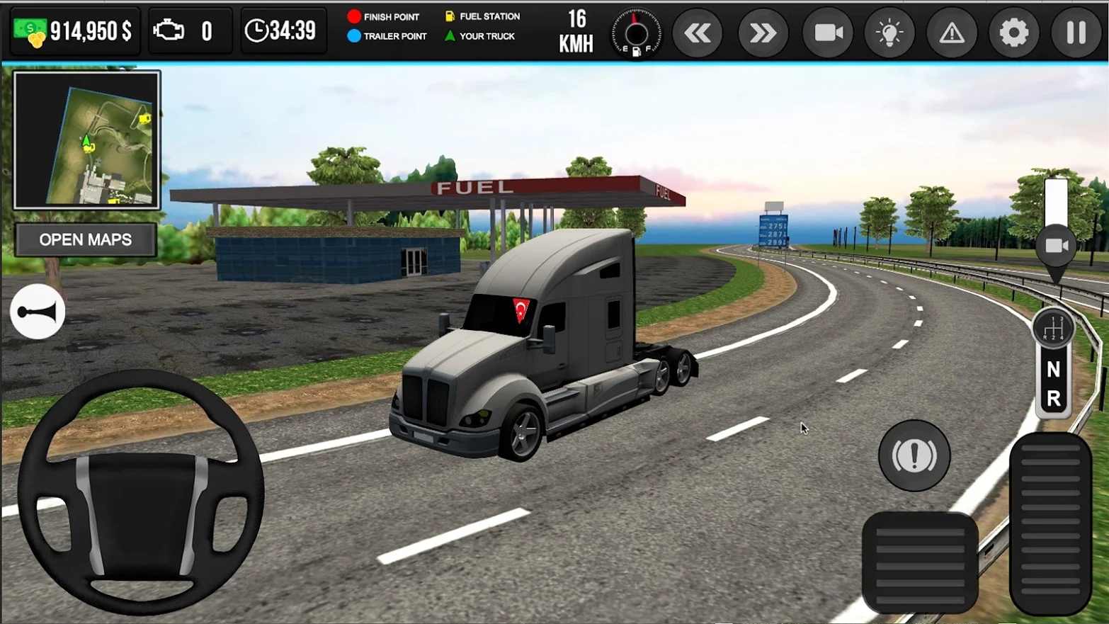欧洲卡车司机模拟器无限金币版图4