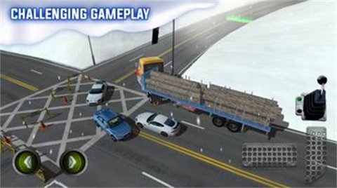 冰路卡车停车模拟图2