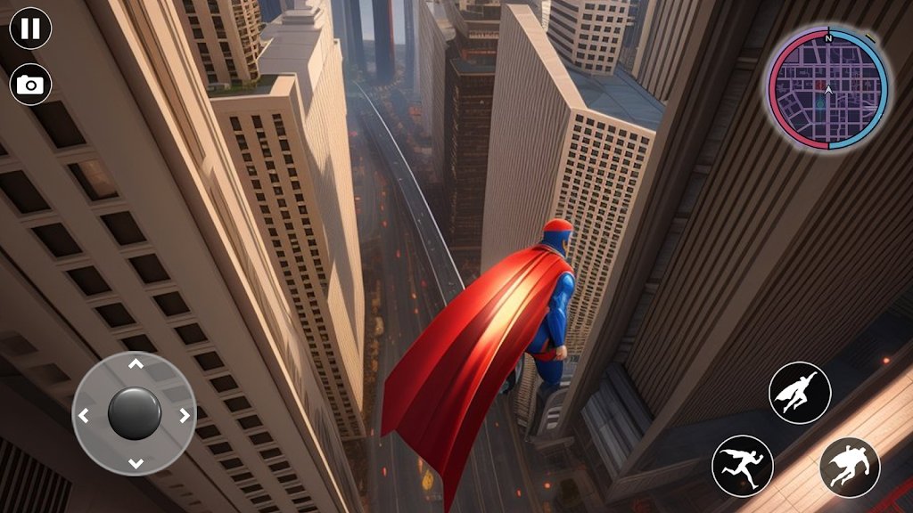 超级英雄飞行救援城市图4