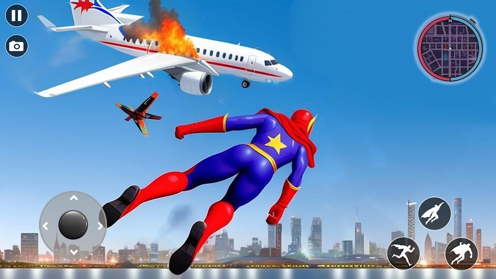 超级英雄飞行救援城市图2