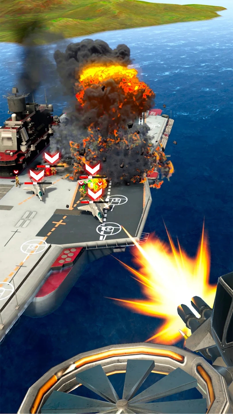 无人机攻击3D海上作战无限金币版图3