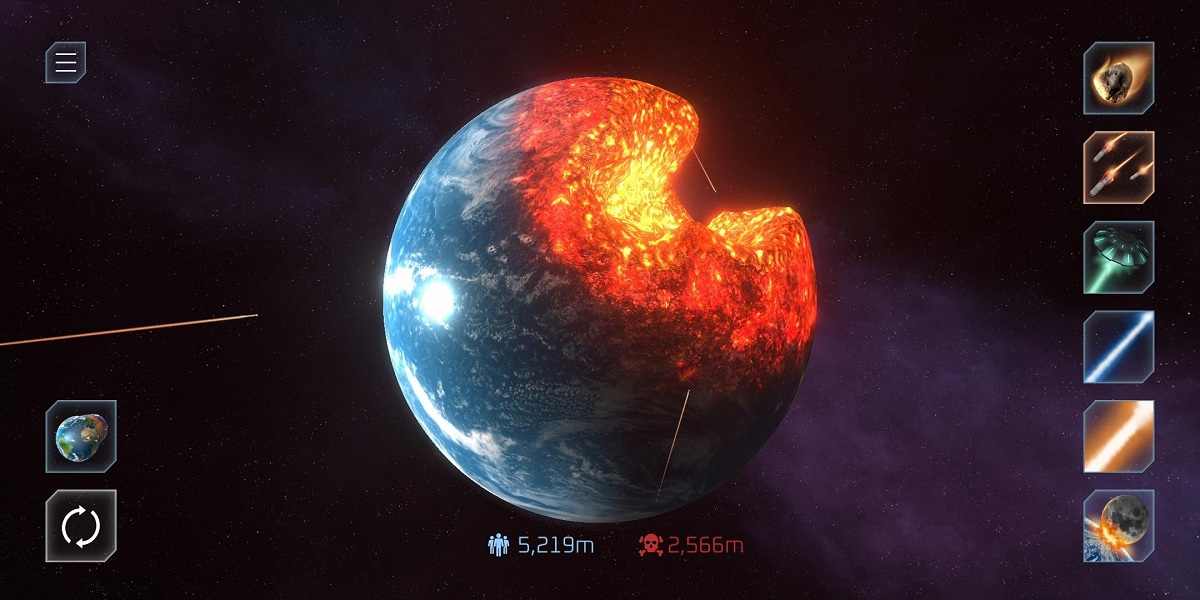星球爆炸模拟器2024最新版内置菜单图1
